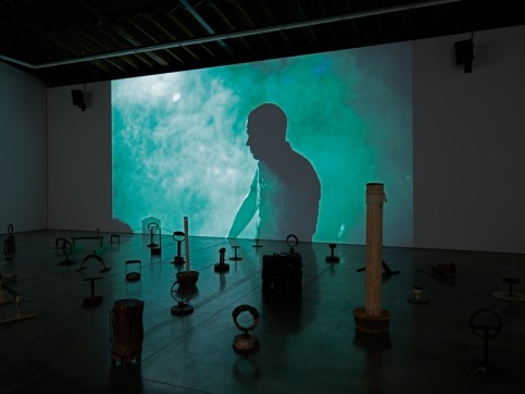 Calderon installation video and sculpture