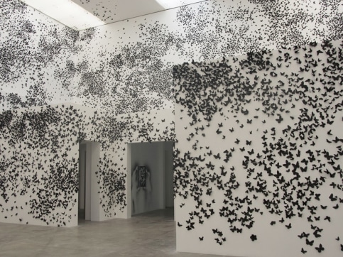 Carlos Amorales participates in MUAC in Mexico City with her exhibition Axiomas para la acción