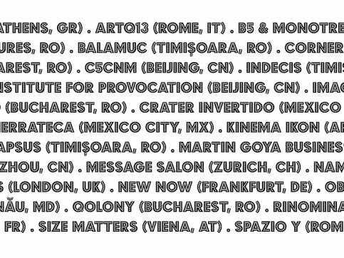 abraham cruzvillegas - The 1st Intergalactic Summit of Independent Art Spaces