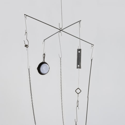 Mixed media mobile by Sterling Ruby
