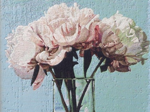 JOHN NAVA , Peonies Tapestry, 2022