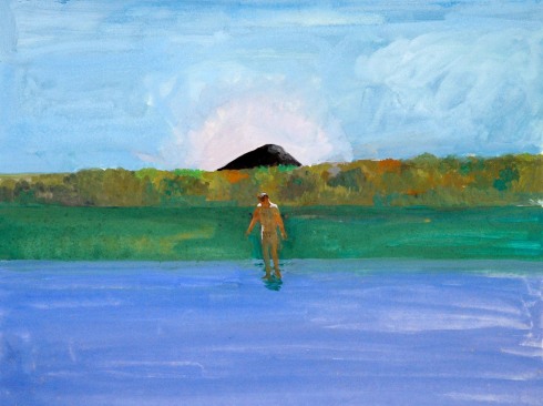 PAUL WONNER (1920-2008), Lake, Nude, Black Hill, c. 1967-68