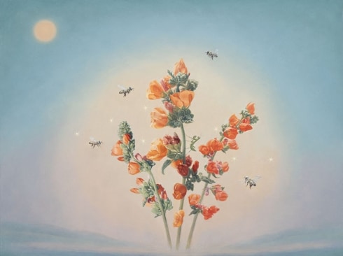 SUSAN MCDONNELL, Honey Bees and Desert Mallows, 2024