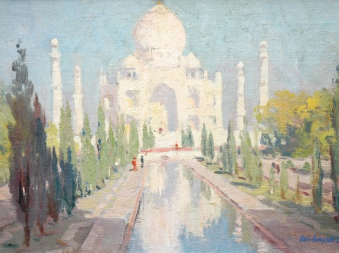 COLIN CAMPBELL COOPER (1856-1937), View of the Taj Mahal, c. 1913
