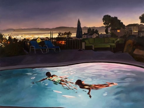 PATRICIA CHIDLAW , Evening Swim, San Fernando Valley, 2022