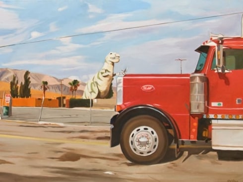 PATRICIA CHIDLAW , T-Rex and Peterbilt, 