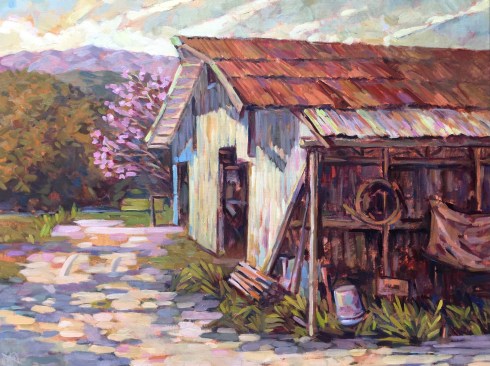 WHITNEY BROOKS ABBOTT , Springtime Barn, 2019