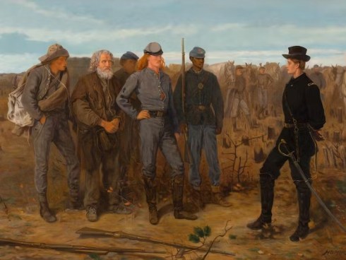 Hilary Harkness, Reimagining Civil War Paintings, Revels in Uncomfortable Contradictions