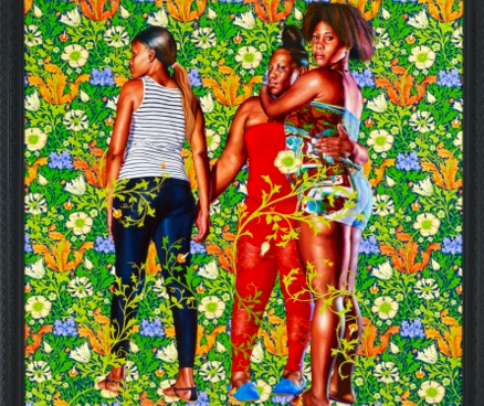 Kehinde Wiley in A Material Legacy: The Nancy A. Nasher and David J. Haemisegger Collection of Contemporary Art