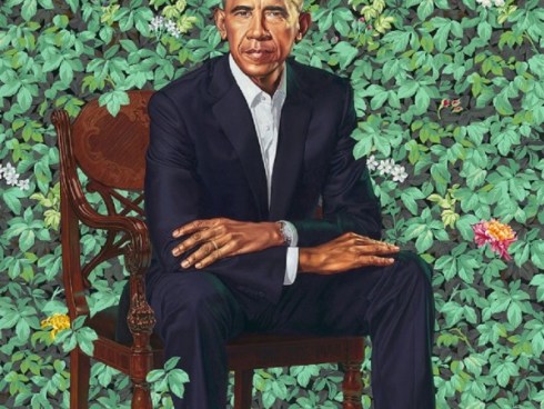 Kehinde Wiley in The Obama Portraits