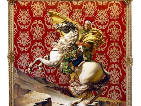 Kehinde Wiley in Jacques-Louis David Meets Kehinde Wiley