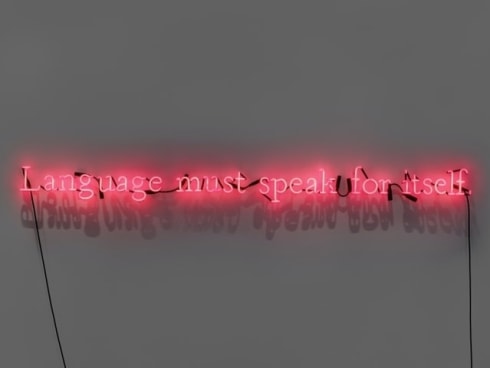 Joseph Kosuth in The Line