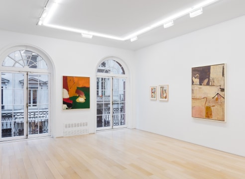 installation view of Richard diebenkorn paintings and drawings