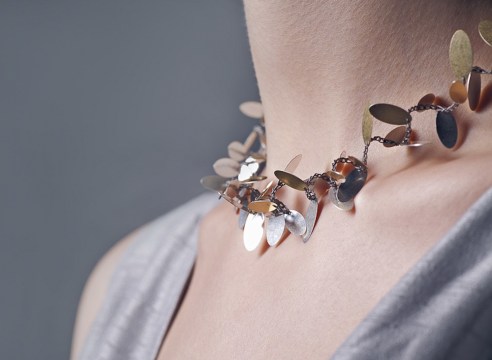 &quot;Mol&quot;- flexible neckpieces by Claudia Geiger