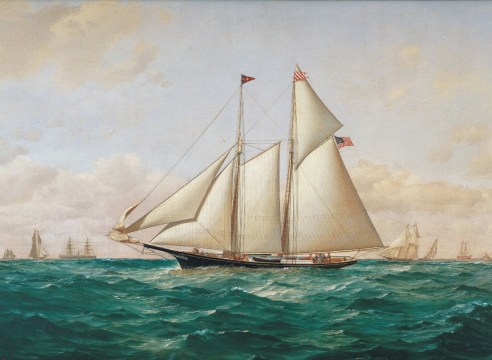 Yacht &quot;Siren&quot; by Conrad Frietag 1882