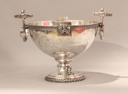 NYYC Tiffany Silver America's Cup Presentation Bowl given to Captain Dickerson