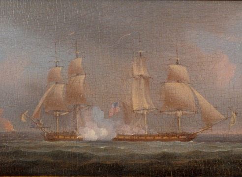 War of 1812 Engagement by Thomas Whitcomb