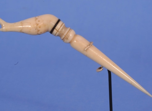 Whale Ivory &quot;Naughty Ladies Leg&quot; Bodkin Mid-19th Century