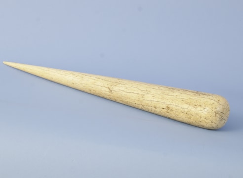 Very Large and Rare Whalebone Fid, American 19th Century