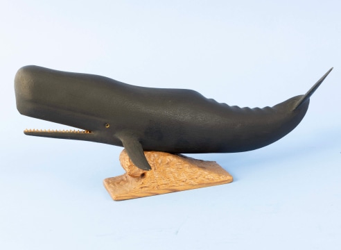 Carving of a Sperm Whale by Robert Innis