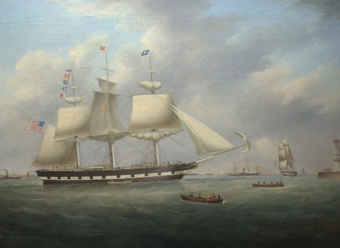 Ship Samuel Lawrence attributed to John Huges