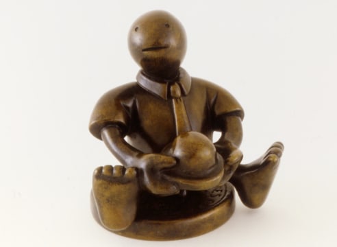 Man with Bowler on Penny