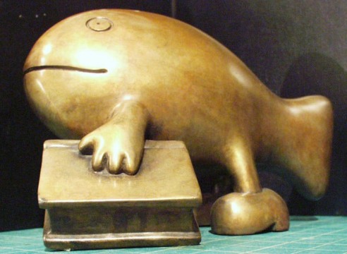 Fish with Book