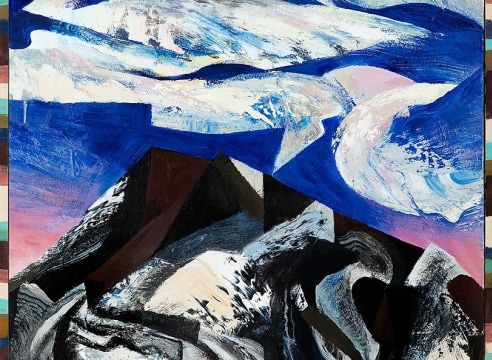 Lucinda Parker - Shuksan - acrylic on canvas - 2019