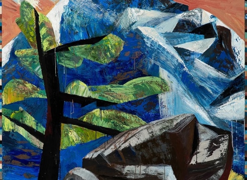 Lucinda Parker - Shuksan - acrylic on canvas - 2019