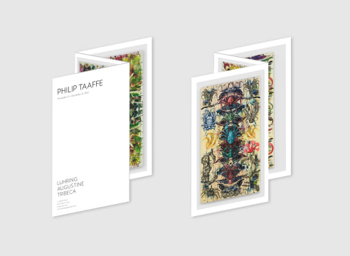Philip Taaffe exhibition brochure