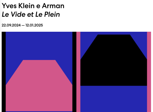 Yves Klein e Arman: le vide et le plein