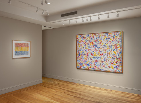 Jasper Johns: Crosshatch at Craig F. Starr Gallery