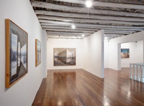 Rodrigo Valenzuela installation view