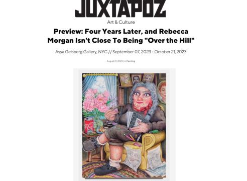 Rebecca Morgan in Juxtapoz Magazine