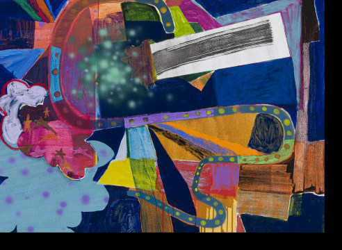 Painting on canvas by Shane Walsh