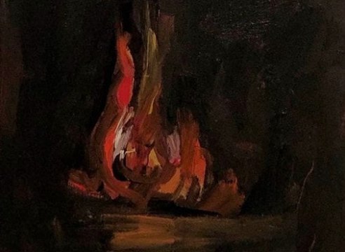painting on canvas by Ricardo Gonzalez