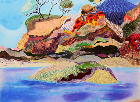 painting on canvas by MELANIE DANIEL