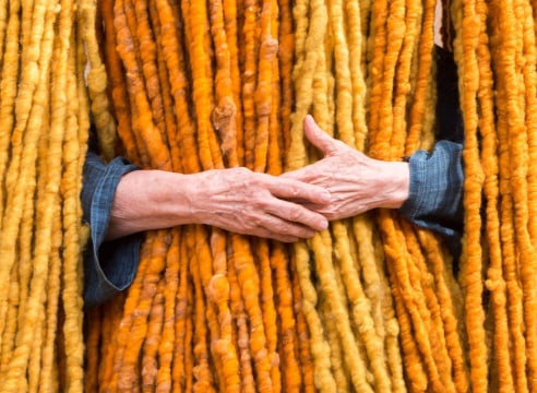 Sheila Hicks at the Josef Albers Museum Quadrat Bottrop and the Kunsthalle Düsseldorf