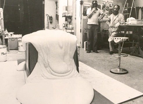 Cesar in his studio, 1971