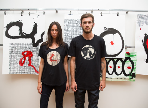 Max Gimblett and Martin Popplewell collaboration for Workshop (2015)