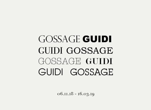 JOHN GOSSAGE / GUIDO GUIDI