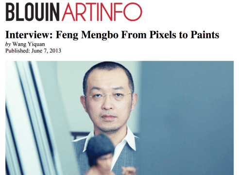 Interview: Feng Mengbo From Pixels to Paints, by Wang Yiquan