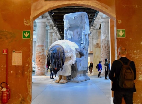 Yin Xiuzhen on view in &quot;May You Live In Interesting Times&quot; at the 2019 Venice Biennale