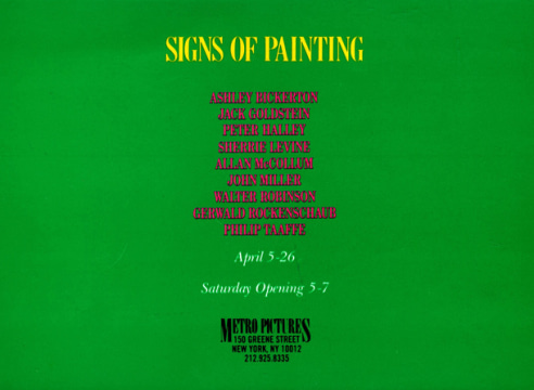 Signs of Painting