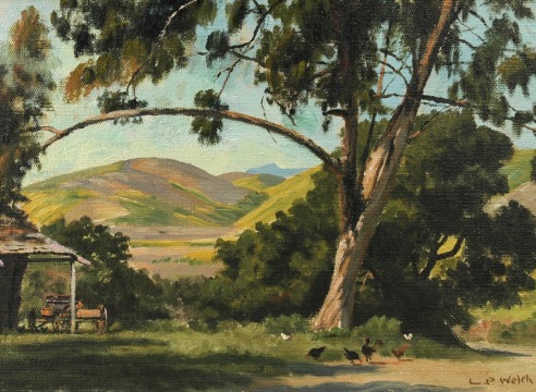 Ludmilla Welch (1867-1925), Old Ranch, Santa Barbara, C. 1910.
