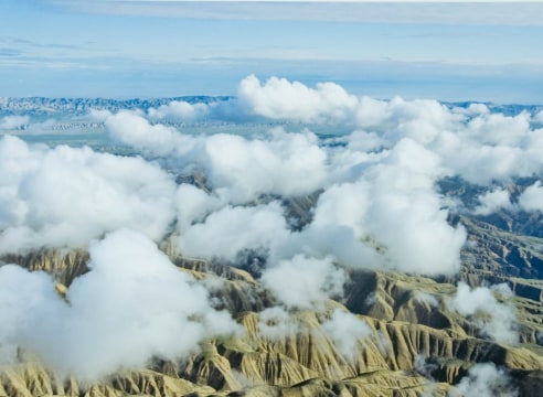 Bill Dewey , Clouds over Caliente Ridges, 