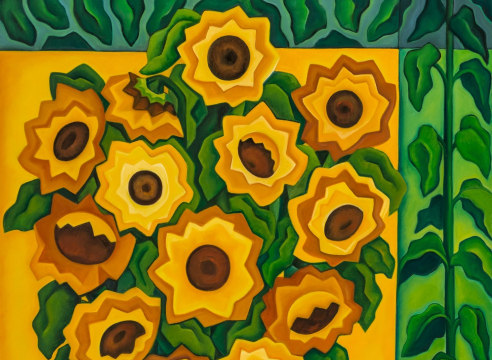 ANGELA PERKO , Sunflowers, 2014