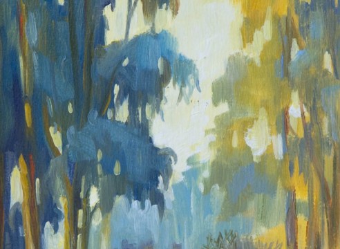 ROBIN GOWEN , Eucalyptus Beyond the Gate, 2017