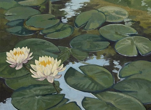 NICOLE STRASBURG , Early Blooms, Lotusland, 2025