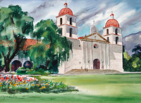 Wayne LaCom , Santa Barbara Mission, 1959